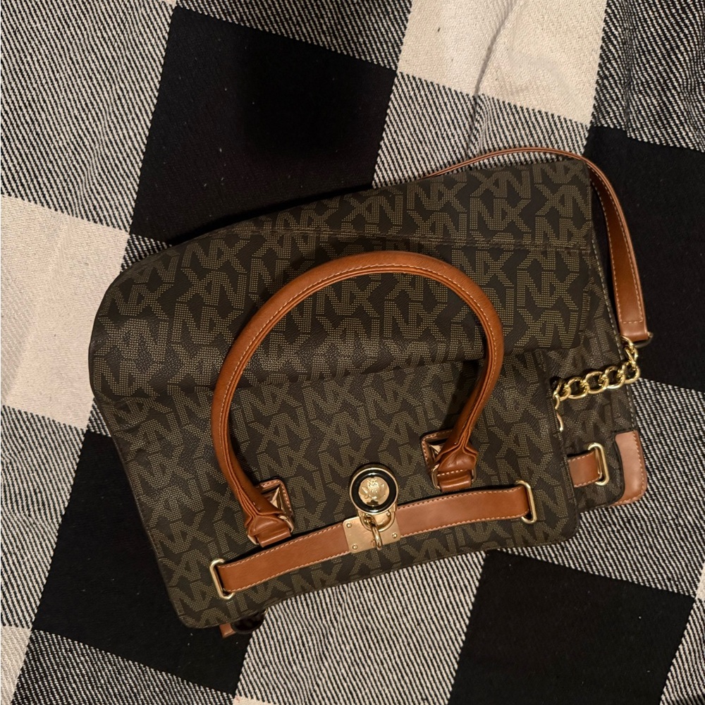 Brown hand bag look like